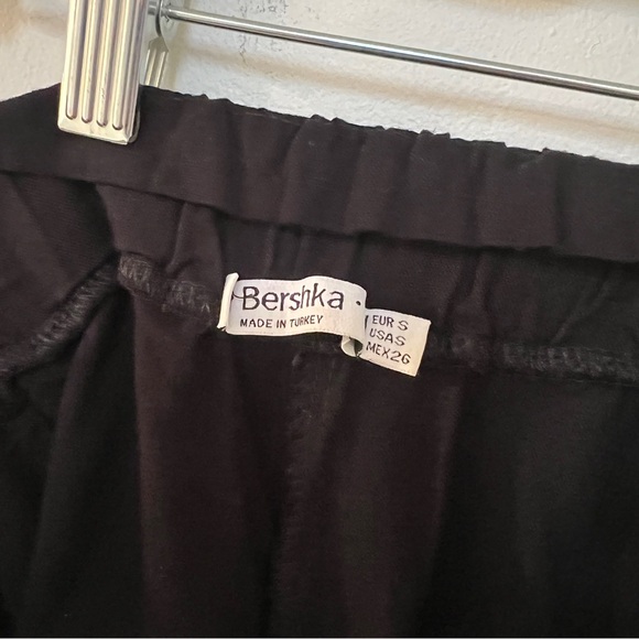 🖤Bershka Black High Waist Paperbag Tie Bow Shorts, small - Picture 12 of 13